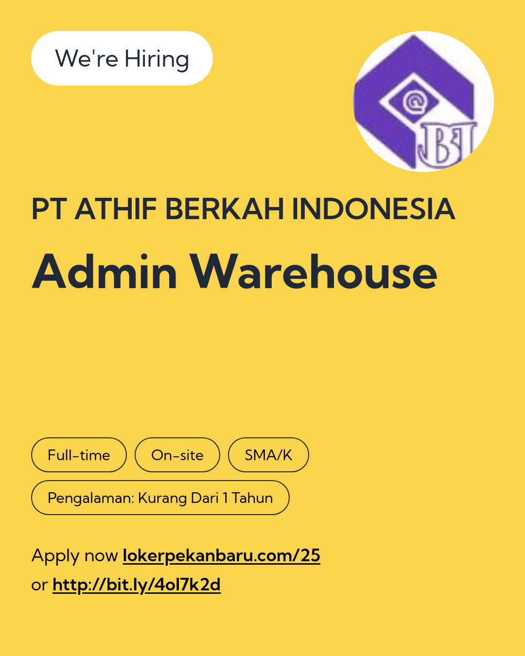 Logo PT ATHIF BERKAH INDONESIA