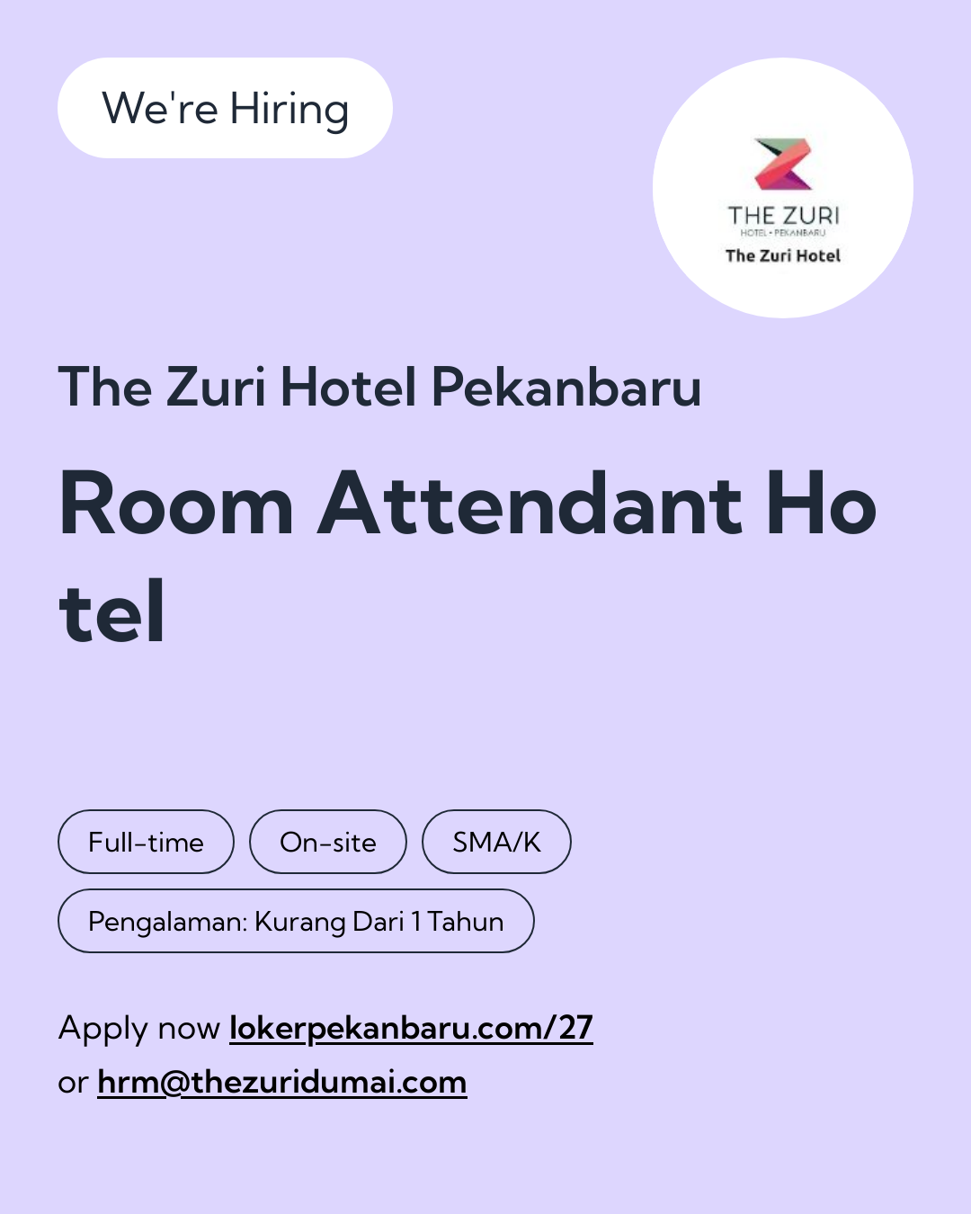 Logo The Zuri Hotel Pekanbaru