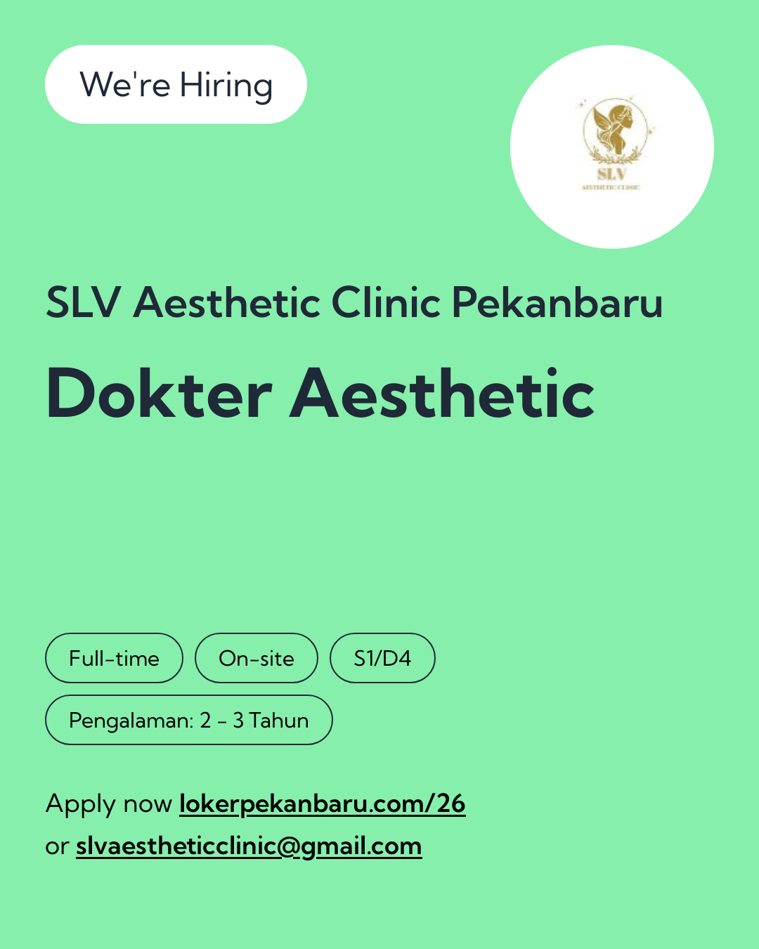Logo SLV Aesthetic Clinic Pekanbaru